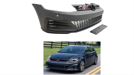VOLKSWAGEN GOLF 7,5 2017-2020 IÇIN UYUMLU GTI ÖN TAMPON VE PANJUR SETI